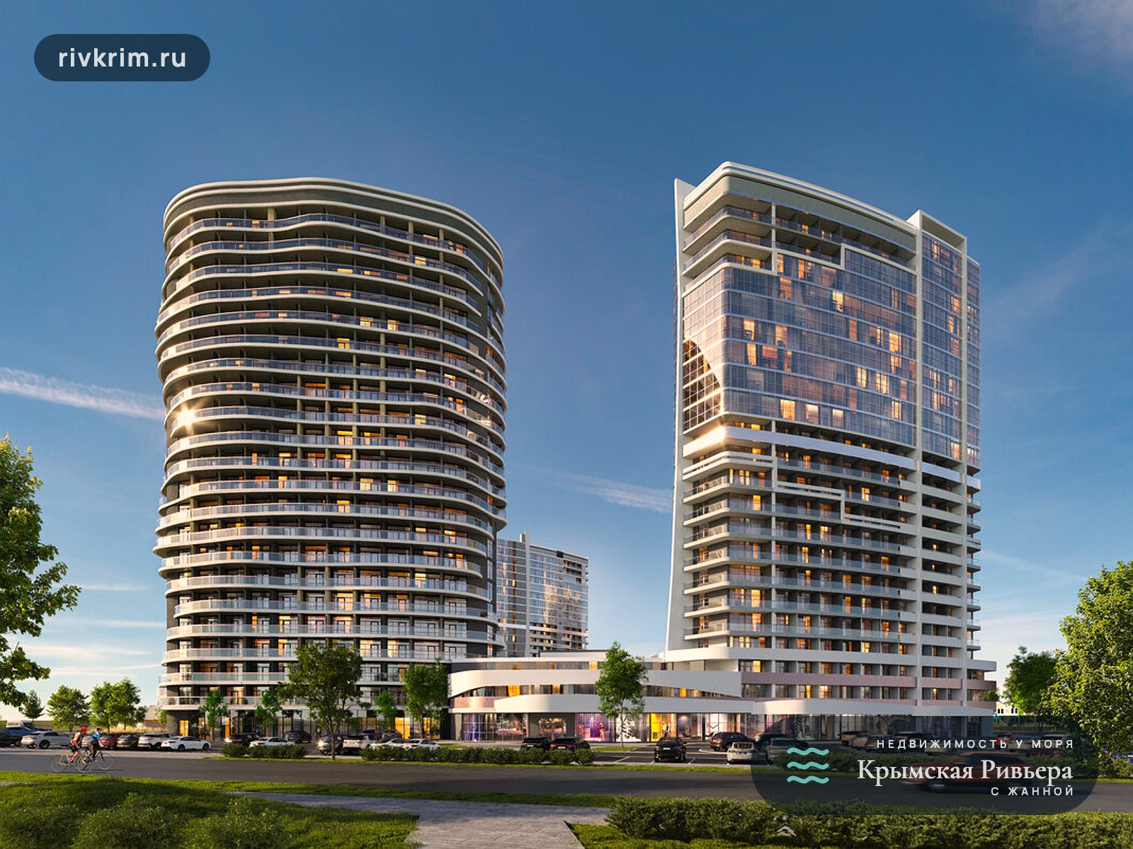 Евпатория ЖК "Мойнако Ривьера" 3-комнатная квартира 76 м²
